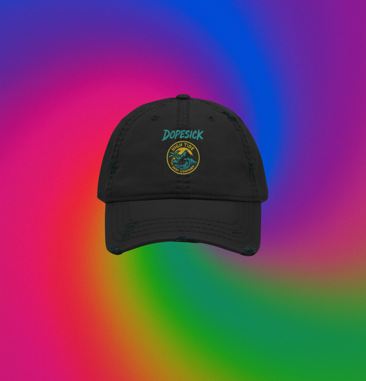 Dopesick x High Tide - Distressed Dad Hat